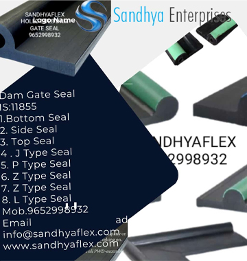 Dam Gate Rubber Seal