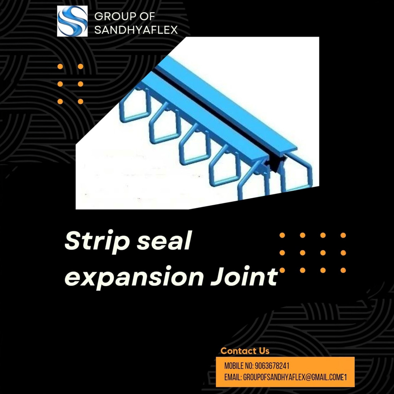 F Type Strip Seal Expansion Joint Structure