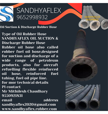 oil suction discharge rubber hose supplier