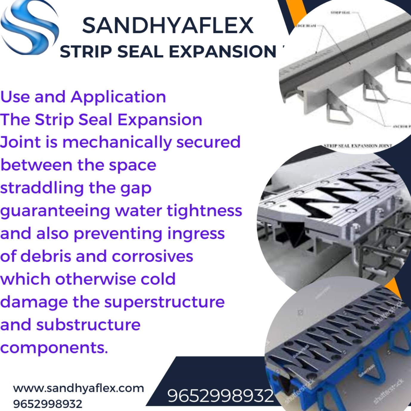 W Type Strip Seal Expansion Joint